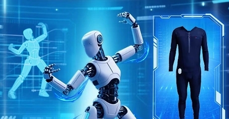 當(dāng)彈性傳感器「教」機(jī)器人“跳舞”：漢威科技動(dòng)捕服開啟人機(jī)交互新篇章